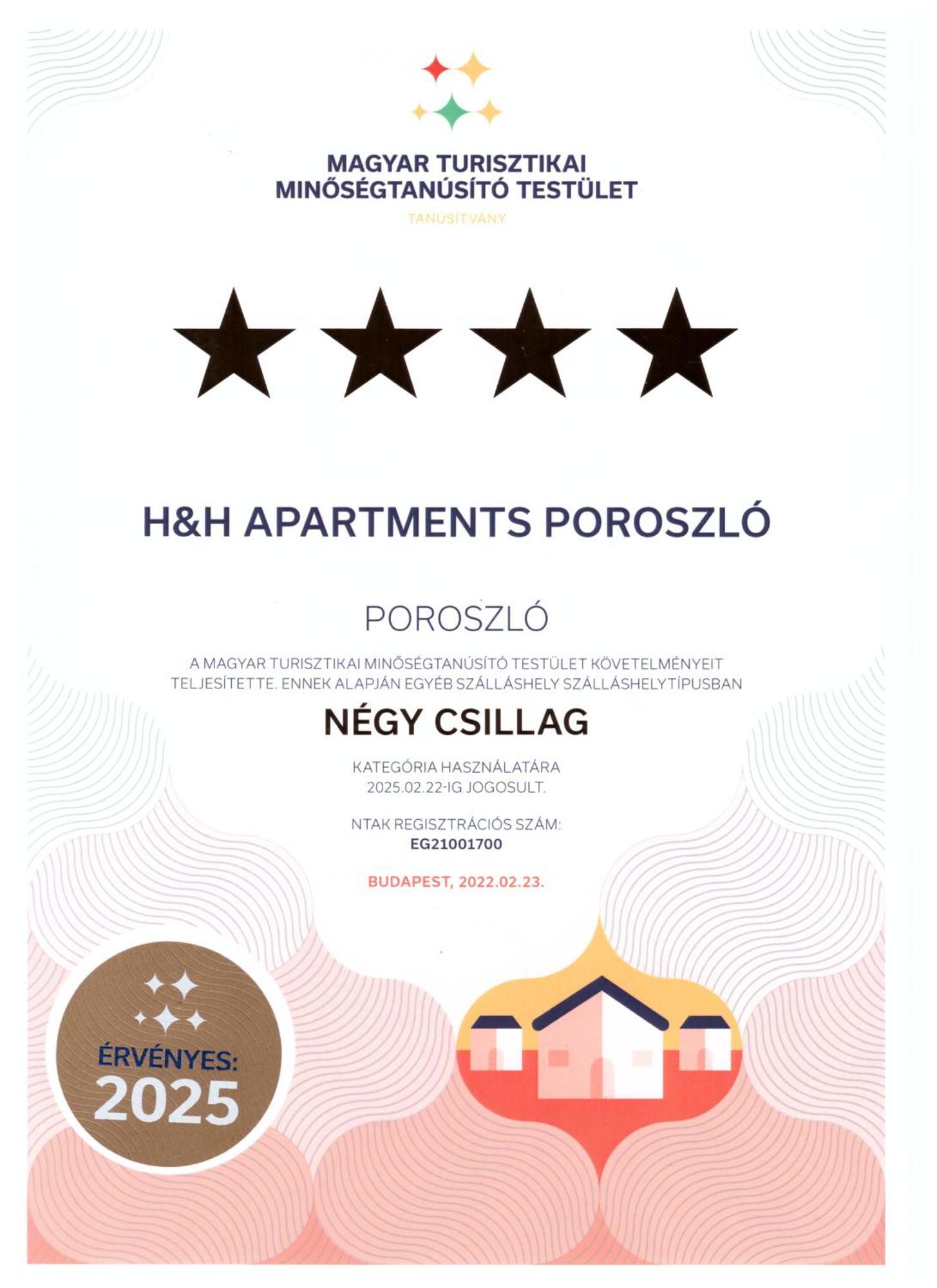 H&H Apartments Poroszló Exteriér fotografie